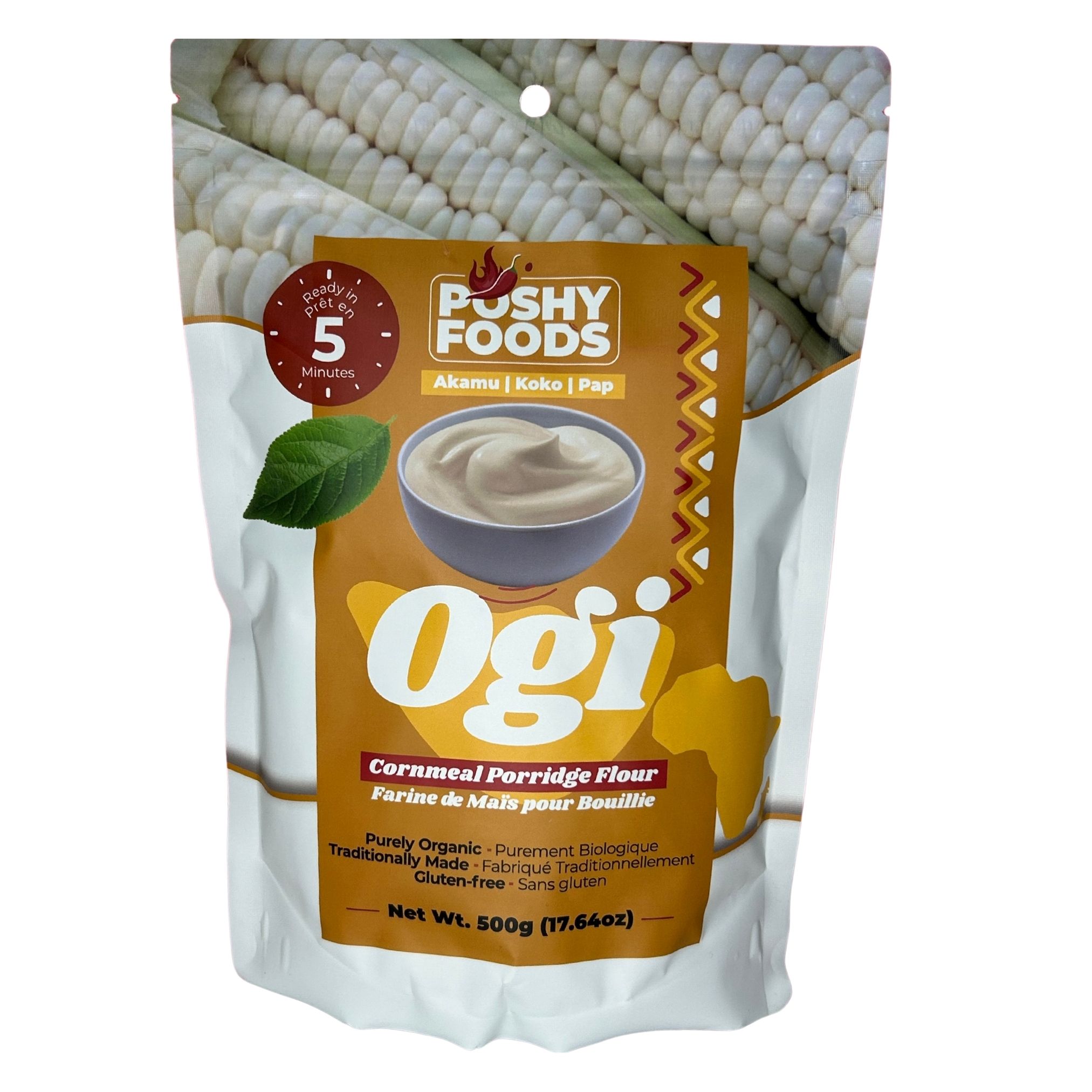 Ogi White (Akamu, Koko) | Organic Fermented Cornmeal Flour | Gut-Friendly Superfood | Gluten-Free - Image 2